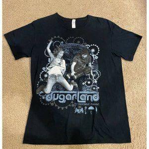 Sugarland The Incredible Machine Concert Tee, Black Short Short Sleeve Size M